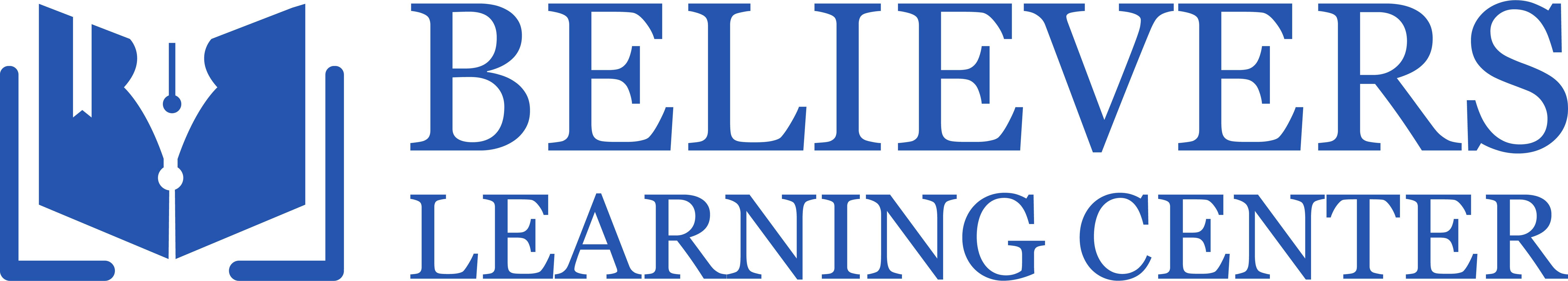 Believers Learning Center Logo Blue